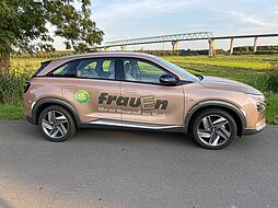 Edeka Frauen Elektro Wasserstoff Hyundai Nexo