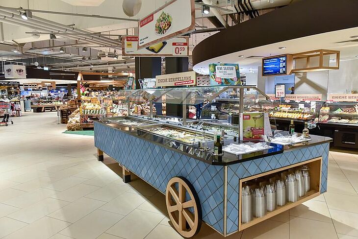 REWE Hamburg Altona, Kreisverkehr statt Einbahnstraße, Kiez, Store-Check, Rundschau, Medialog