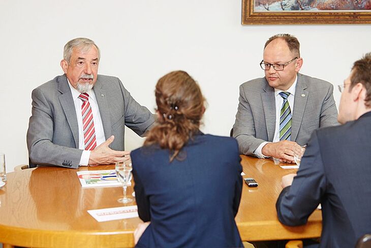 Alois Kettern und Dr. Eugen Heim 