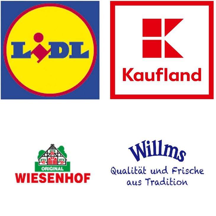 "Lidl" "Kaufland" "Wiesenhof" "Willms"