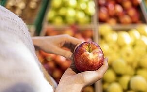Seit 20 Jahren mit Herkunftssiegel: Südtiroler Apfel.