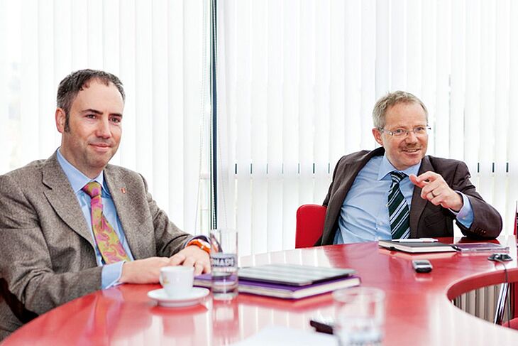 Tegut-Duo Thomas Gutberlet und Jörg Blunschi, Foto: R. Groß