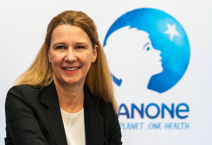 Die neue Danone DACH-Geschäftsführerin Christine Siemmsen. Bild: PR/Danone