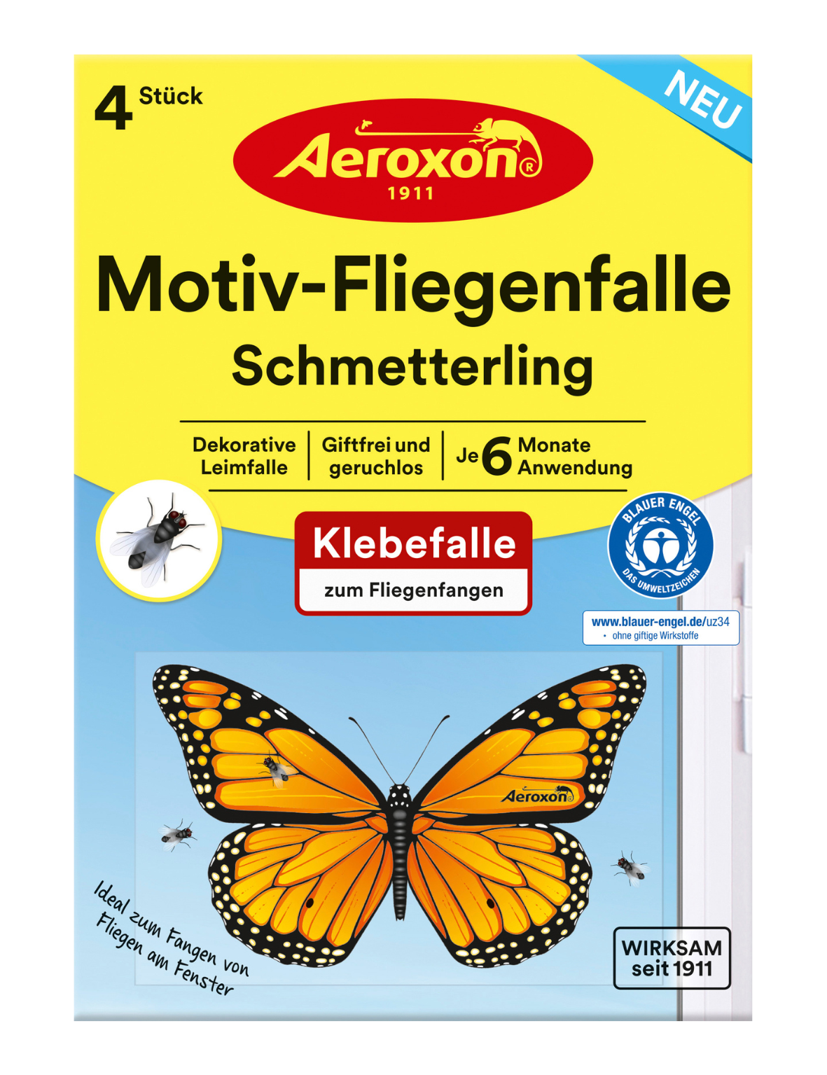 Aeroxon Motiv-Fliegenfalle Schmetterling