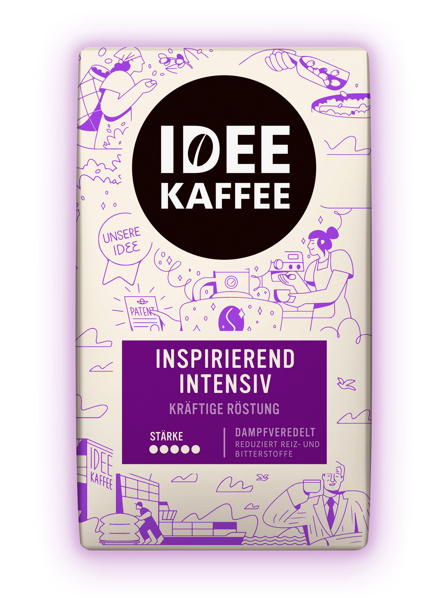 IDEE KAFFEE Filterkaffee Inspirierend Intensiv