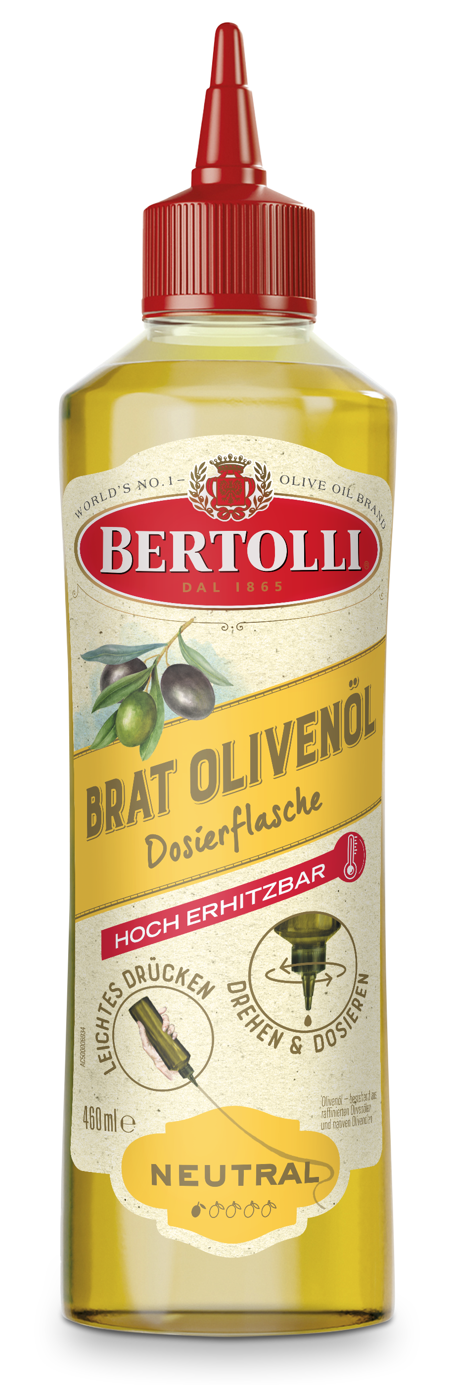 Bertolli Bratolivenöl Dosierflasche